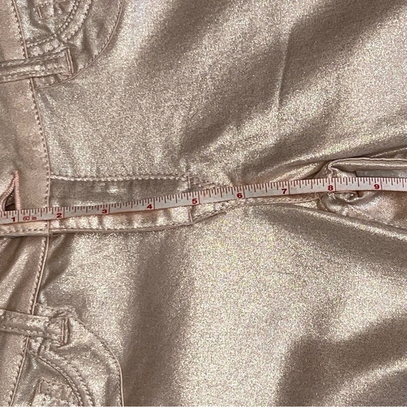 2 Faced Reversible Skinny Jeans Junior Pink Shimmer size 5 NWT - Picture 13 of 16